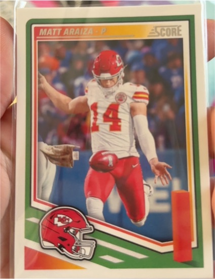 2025 Score #288 Matt Araiza — front