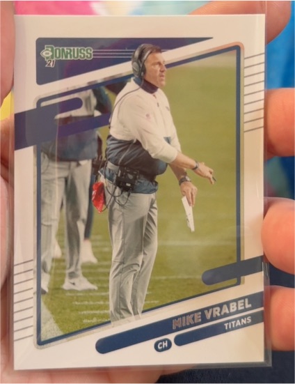 2021 Donruss #12 Mike Vrabel — front