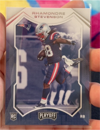 2021 Panini Playoff #233 Rhamondre Stevenson — front