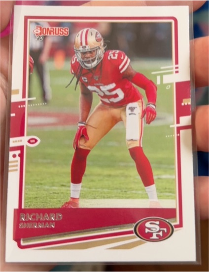2020 Donruss #13 Richard Sherman — front