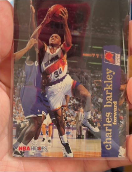 1995-96 NBA Hoops #126 Charles Barkley — front