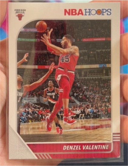 2019-20 Panini NBA Hoops #30 Denzel Valentine — front