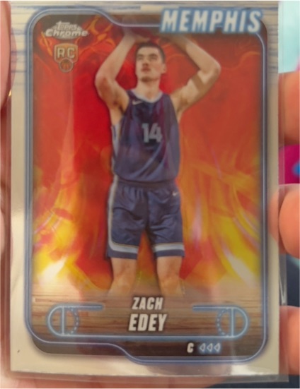 2024-25 Topps Chrome #152 Zach Edey — front
