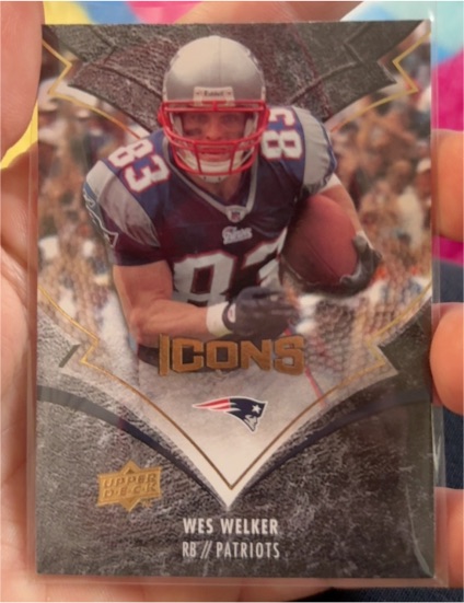 2008 Upper Deck Icons #61 Wes Welker — front