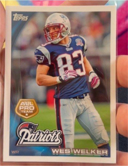 2010 Topps #411 Wes Welker — front