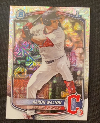 2025 Bowman Draft #BDC-134 Aaron Walton — front