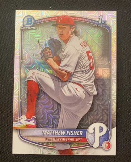 2025 Bowman Draft Chrome #BDC-106 Matthew Fisher — front