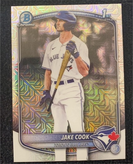 2025 Bowman Draft Chrome #BDC-97 Jake Cook — front