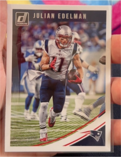 2018 Donruss #186 Julian Edelman — front