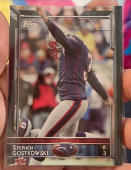 2015 Topps #164 Stephen Gostkowski — front