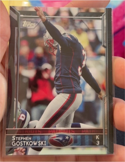 2015 Topps #164 Stephen Gostkowski — front