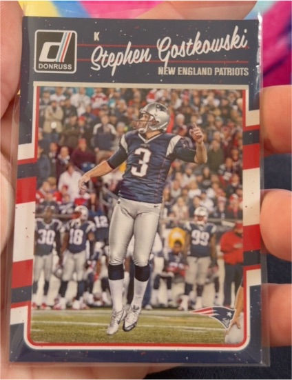 2016 Donruss #186 Stephen Gostkowski — front