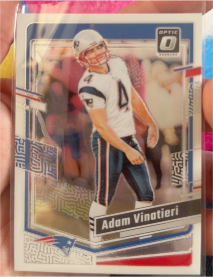 2023 Donruss Optic #128 Adam Vinatieri — front