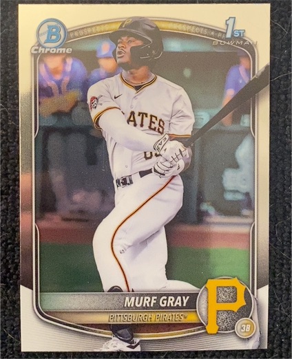 2025 Bowman Draft Chrome #BDC-108 Murf Gray — front