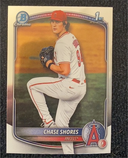 2025 Bowman Draft Chrome #BDC-142 Chase Shores — front