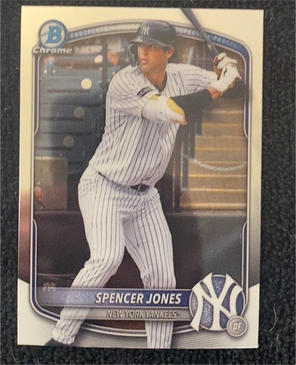 2025 Bowman Draft Chrome #BDC-9 Spencer Jones — front