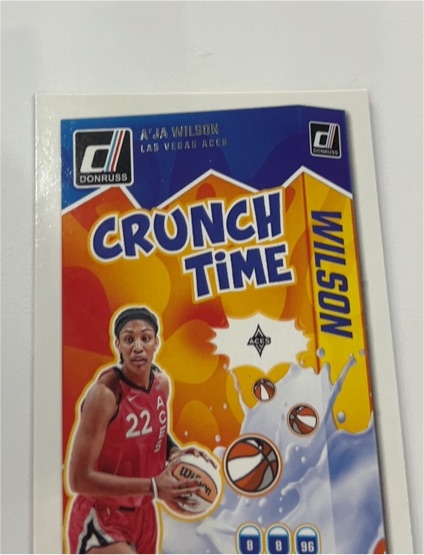 2025 Panini Donruss WNBA #12 A'ja Wilson Crunch Time — front