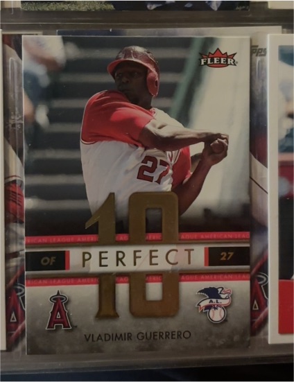 2007 Fleer Perfect 10 #PA-VG Vladimir Guerrero — front