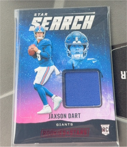 2025 Panini Rookies & Stars Star Search #SS-JDT Jaxson Dart — front
