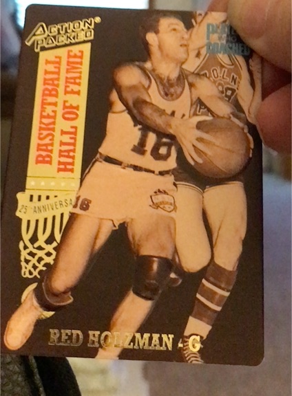 1993 Action Packed Basketball Hall of Fame #16 Red Holzman — front