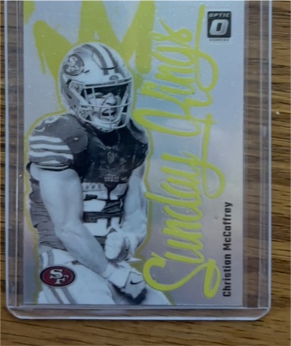 2024 Panini Donruss Optic #27 Christian McCaffrey Sunday Kings — front