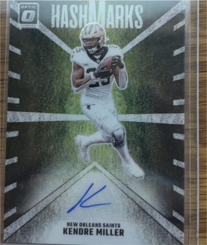 2024 Donruss Optic #HM-KMR Kendre Miller Hash Marks — front