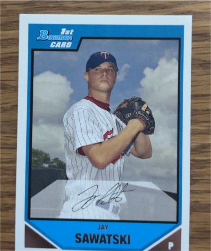 2007 Bowman Prospects #BP76 Jay Sawatski — front