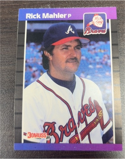 1989 Donruss #222 Rick Mahler — front