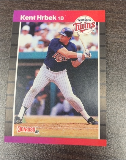 1989 Donruss #199 Kent Hrbek — front