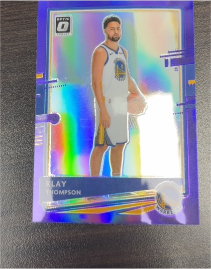 2020-21 Panini Donruss Optic #49 Klay Thompson — front