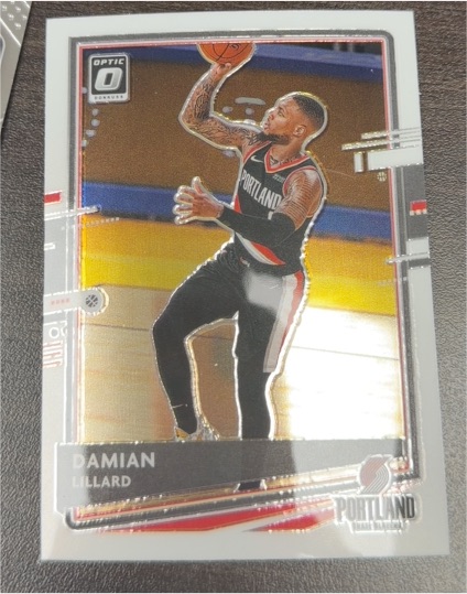2020-21 Donruss Optic #144 Damian Lillard — front