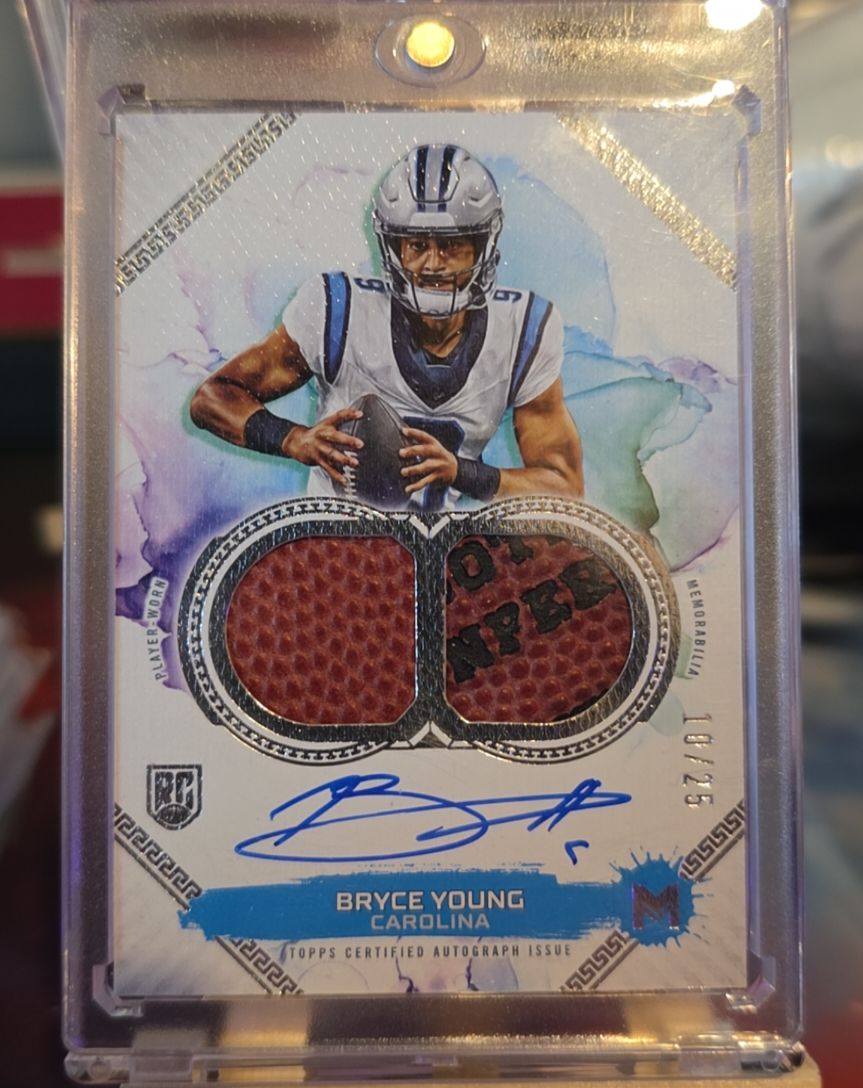 2023 Topps Motif #MRRD-BY Bryce Young Rookie Relic Jersey Patch Auto — front