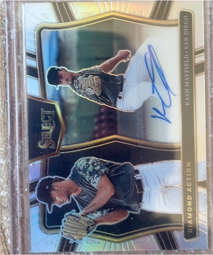 2025 Panini Select Diamond Action #DAS-KM Kash Mayfield — front