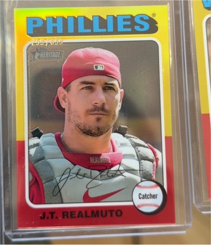 2024 Topps Heritage #159 J.T. Realmuto — front