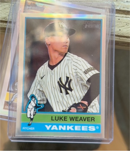 2025 Topps Heritage #50 Luke Weaver — front