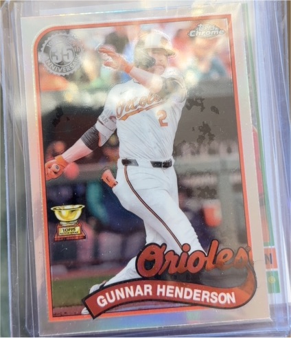 2024 Topps Chrome Update 1989 Topps Baseball #89CU-12 Gunnar Henderson — front
