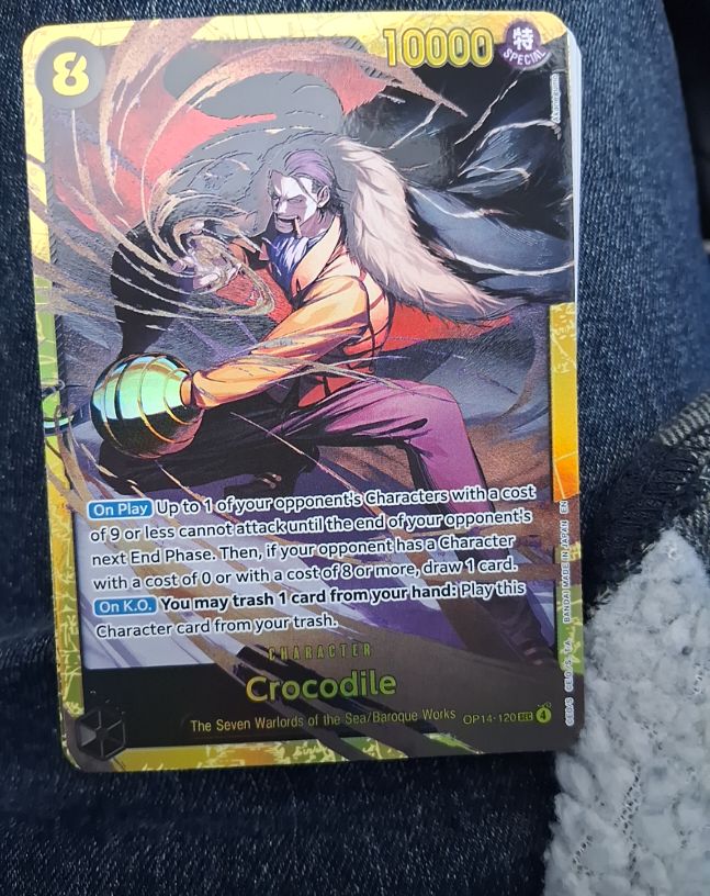 One Piece Card Game OP14-120 Crocodile — front