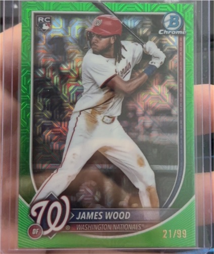 2025 Bowman Chrome #29 James Wood — front