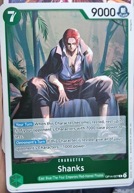 2020 One Piece OP14-027 Shanks — front