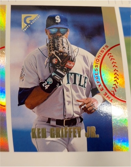 1996 Topps Gallery Expressionists #EX3 Ken Griffey Jr. — front