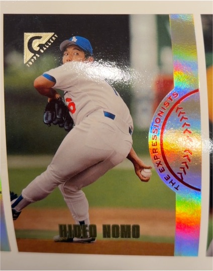 1996 Topps Gallery #EX7 Hideo Nomo — front