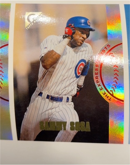 1996 Topps Gallery The Expressionists #EX12 Sammy Sosa — front