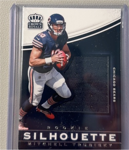 2017 Panini Crown Royale Rookie Silhouette #10 Mitchell Trubisky — front