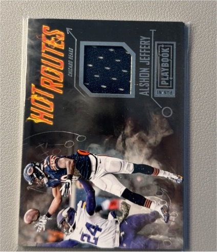 2015 Panini Playbook Hot Routes #HR-JE Alshon Jeffery — front