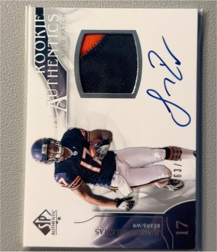 2009 SP Authentic #384 Juaquin Iglesias Rookie Patch Auto — front