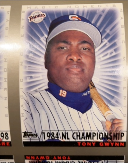 2000 Topps #240b Tony Gwynn 1984 NL Championship — front