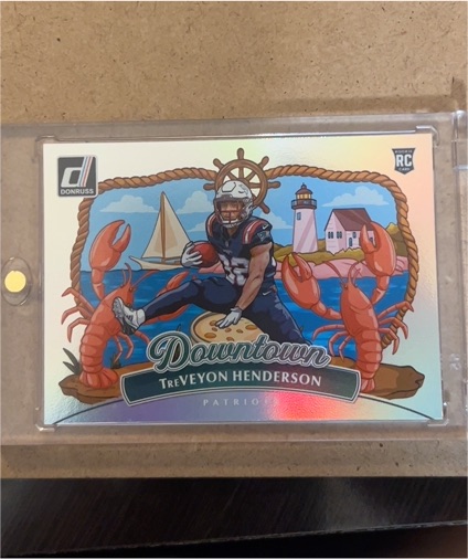 2025 Panini Donruss #15 Treveyon Henderson Downtown Rookie — front
