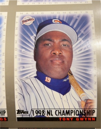 2000 Topps Magic Moments #240d Tony Gwynn 1998 NL Championship — front