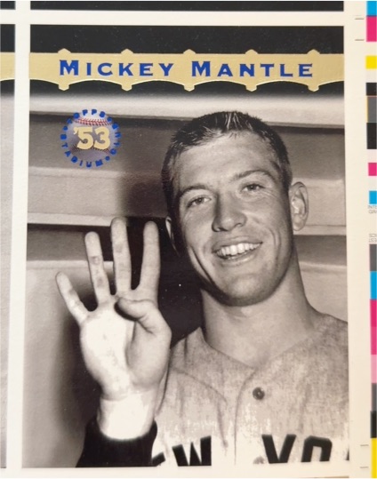 1996 Topps Stadium Club #MM4 Mickey Mantle — front