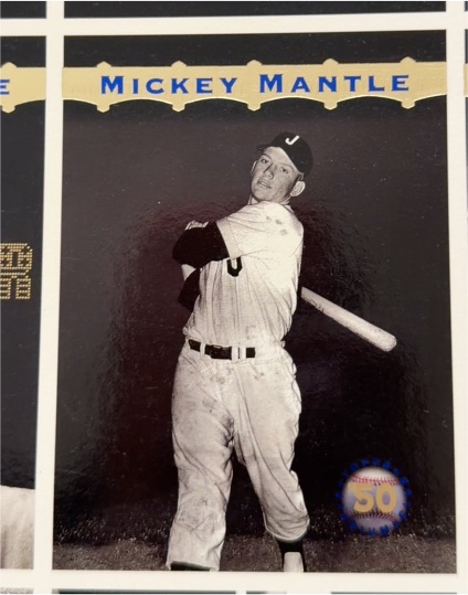 1996 Topps Stadium Club #MM1 Mickey Mantle — front